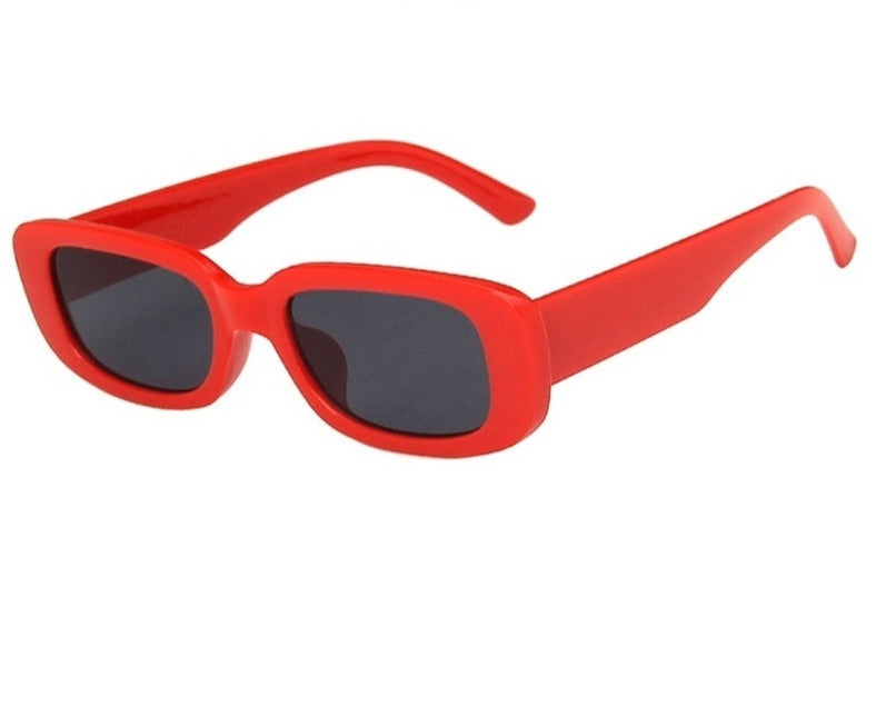 Lunette rectangulaire rouge hot sale